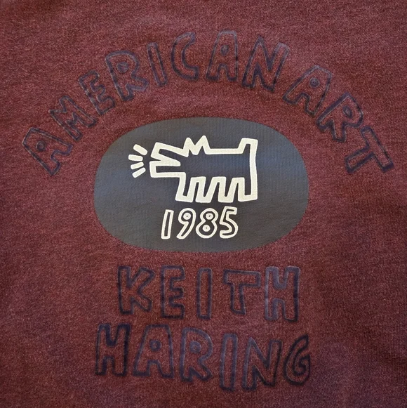 SPRZ NY Uniqlo x Keith Haring “American Art 1985” Barking Dog Sweatshirt - Large - Picture 5 of 11